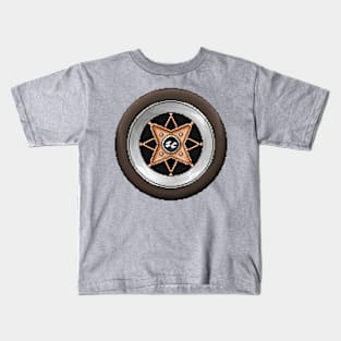 JDM Wheel Pixelart Kids T-Shirt